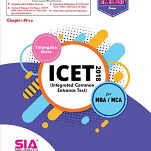 Product description SIA Publishers is well known for engineering students and a trusted education brand by millions of students of MBA, B.Tech, B.E, B.Sc, B.Com, Pharmacy, Diploma and others. Now its turn to give out best striving students of ICET(AP & TS) (Integrated Common Entrance Test) this book is made as companion for most excellent results.