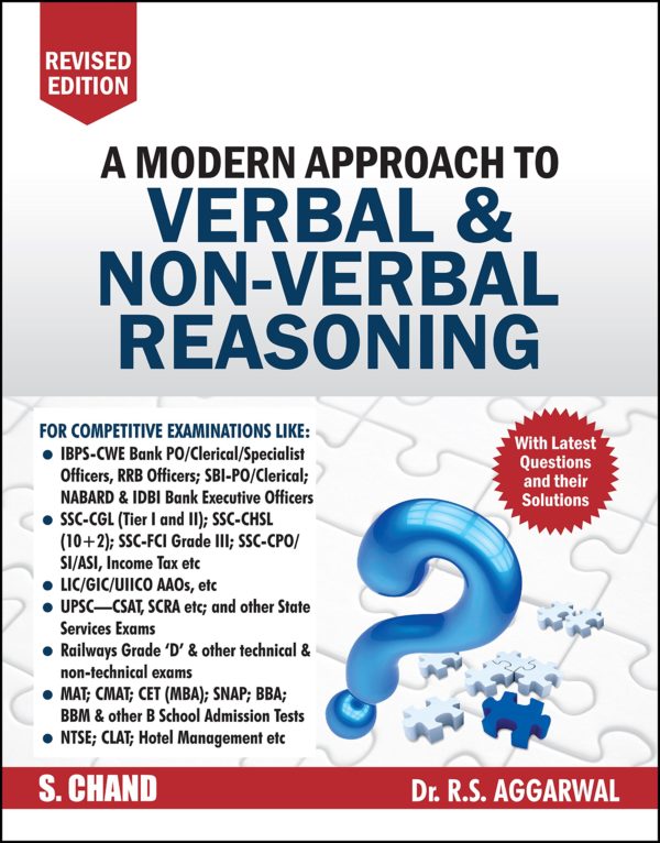 A Modern Approach to Verbal & Non-Verbal Reasoning RS Aggarwal